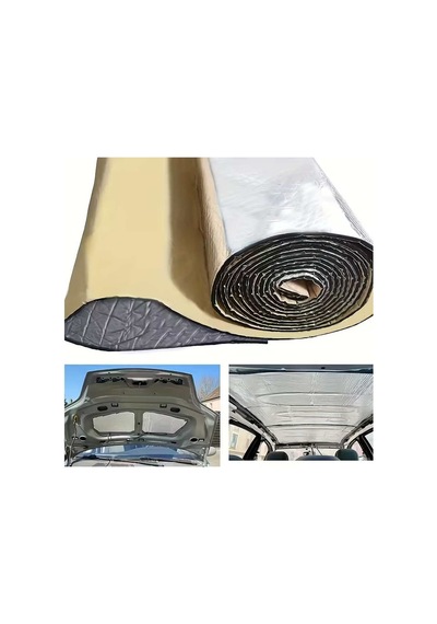 Kauçuk Bant Oto Ses Yalıtımı 9mm Alüminyum Folyolu 30 Cm X 10 Metre Evimdeyokyok
