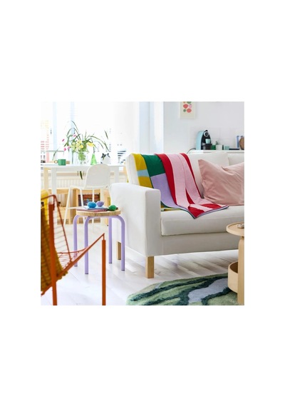 Ikea Grejsımojs Polar Koltuk Örtüsü Tek Kişilik 130 X 170 Cm Çok Renkli