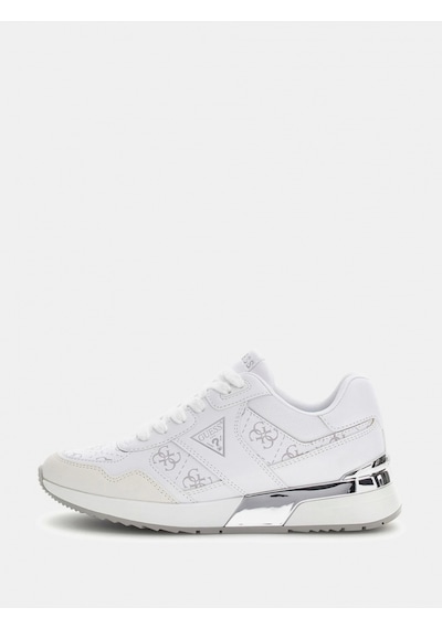 Guess Mickay Kadın Beyaz/yeşil Sneaker Flfmıcele12-whıgr Beyaz/yeşil