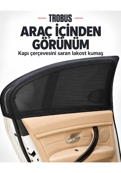Trobus Renault Scenic 2009-2016 Mpv Yan Cam Güneşliği
