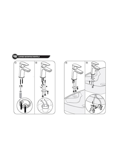 Eca Icon Lavabo Bataryası 102188037h Altın