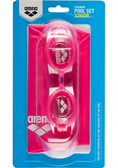 Arena Pool Set Çocuk Yüzücü Gözlüğü Ve Bonesi 6-12 Yaş 9242392 Beyaz