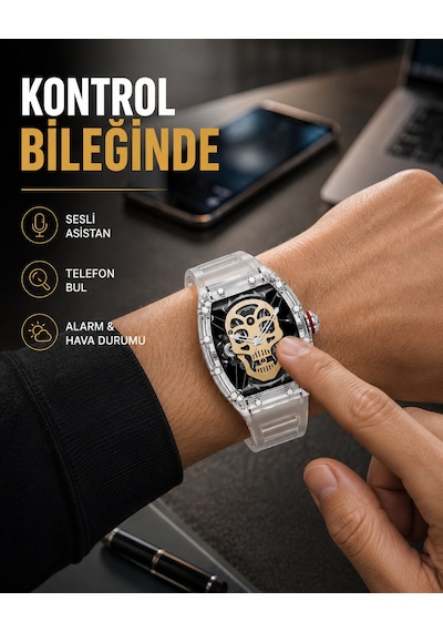 Bluetooth Arama Özellikli Akıllı Saat Çok Fonksiyonlu Yeni Nesil - Lisinya