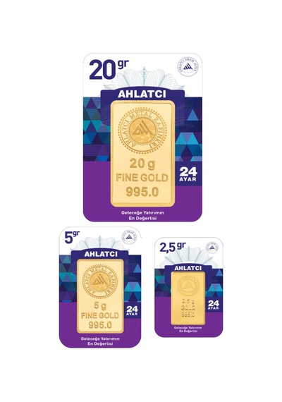 Ahlatcı Kuyumculuk 24 Ayar-27.5 Gram Külçe Altın