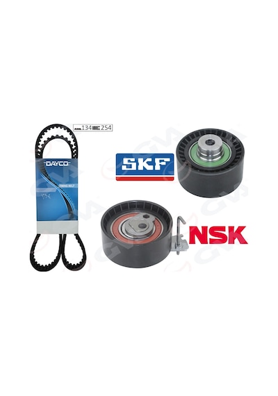 Triger - Eksantrik Kayış + Gergi Seti 206 Cc 2000-2008 1.6 16v 80kw-109hp Gva 59t4324 0831.l3-0831.l2-0831.r9