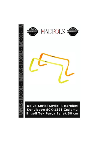 Delux Serisi Çeviklik Hareket Kondisyon Scx-1223 Zıplama Engeli Tek Parça Esnek 38 Cm Çok Renkli
