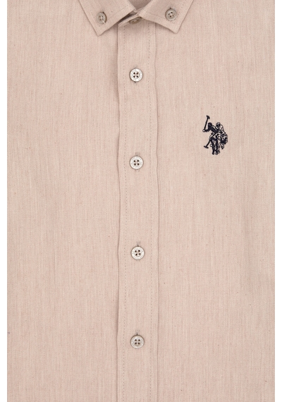 U.s. Polo Assn. Erkek Çocuk Bej Gömlek Basic 50316769-vr011 Bej