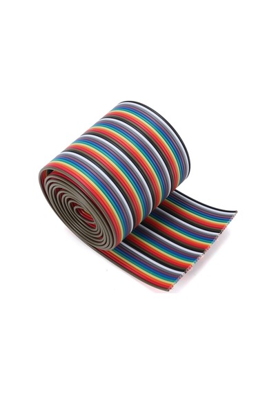 40 Pin Rainbow Ribbon Idc Kablo 1 Metre