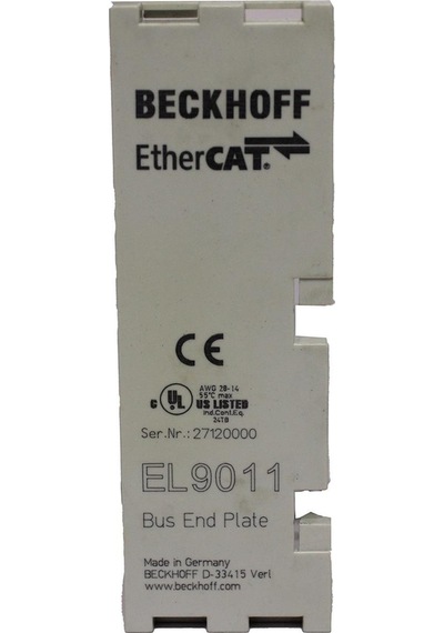 El9011, El9011-04 Bus End Cover For E-bus Contacts Beckhoff