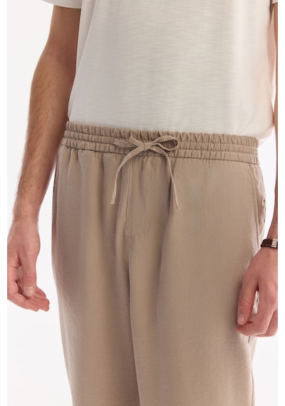 Avva Erkek Bej Beli Lastikli Nefes Alan Modal Karışımlı Soft Touch Relaxed Fit Jogger Pantolon A61y3031 Avva Erkek Bej Beli Lastikli Nefes Alan Modal Karışımlı Soft Touch Relaxed Fit Jogger Pantolon A61y3031