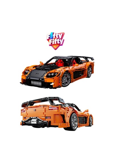 Cada Uzaktan Kumandalı Mazda Rx-7 3305 Parça Premium Yarış Aracı Yapım Seti -ffc61502w-3305