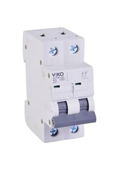 4vtb-2b32 Otomatik Sigorta 4,5ka B Tipi 2 Kutup 32a