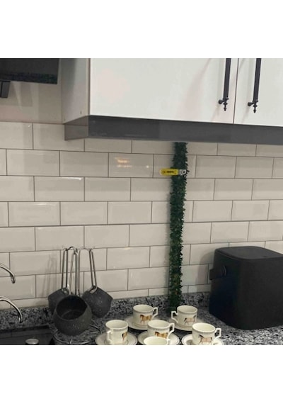 14 Metre Şerit Yapay Çiçek Doğalgaz Borusu Süsü Telli Taç Sarmaşık Minik Yaprak 1 CM