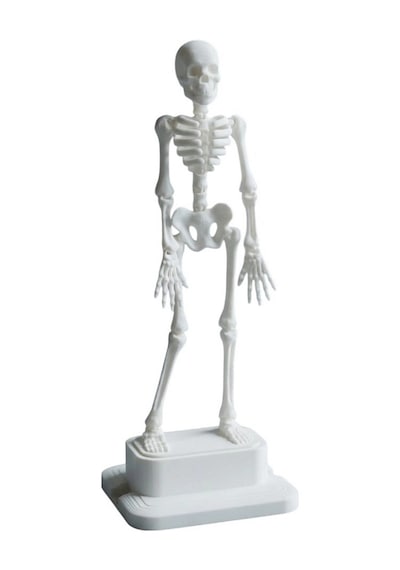 3d Baskı Dans Eden İskelet Akvaryum Hava Taşı 18,5 Cm