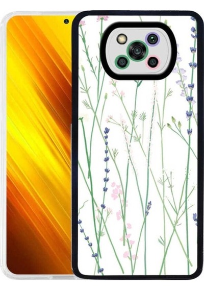 Xiaomi Poco X3 Kılıf Zore M-fit Desenli Kapak Flower No4