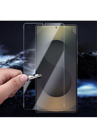 Samsung Galaxy S25 Ultra İle Uyumlu Ekran Koruyucu Şeffaf Temperli Kırılmaz Cam Ekran Koruyucu