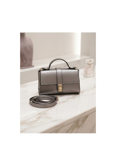 Names Bag Trend Model Lüks El, Omuz Ve Çapraz Kadın Çantası Gri Gri