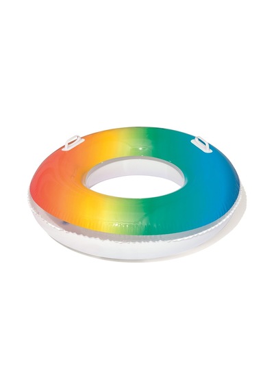 Bestway Gökkuşağı Desenli Simit  91 CM