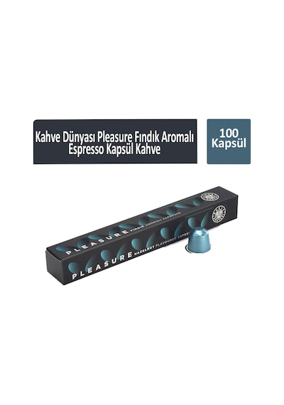 Kahve Dünyası Pleasure Fındık Aromalı Espresso Kapsül Kahve 10 x 10'lu