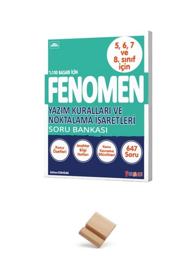 Fenomen Lgs 8. Sınıf 2027 Yazım Kuralları Ve Noktalama İşareti + Telefon Standı