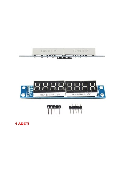 Max7219 8 Bit Hane Kırmızı 7 Segment Ekran 0.36 Inch Saat Seri Haberleşme Dijital Gösterge Display