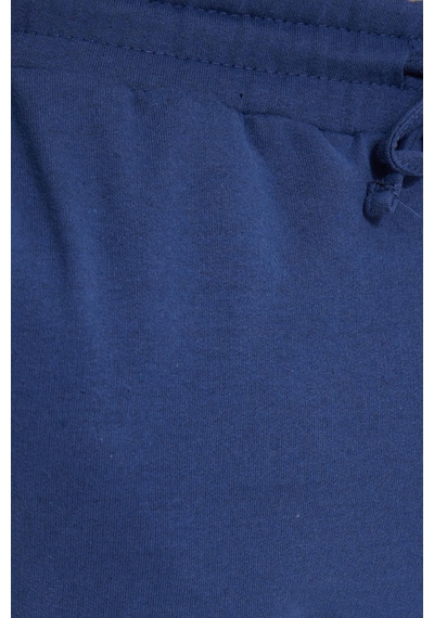 Tudors Erkek Regular Fit Klasik Kesim Beli Bağcıklı Jogger Cepli Lastikli Paça İndigo Eşofman Altı-41765 İndigo