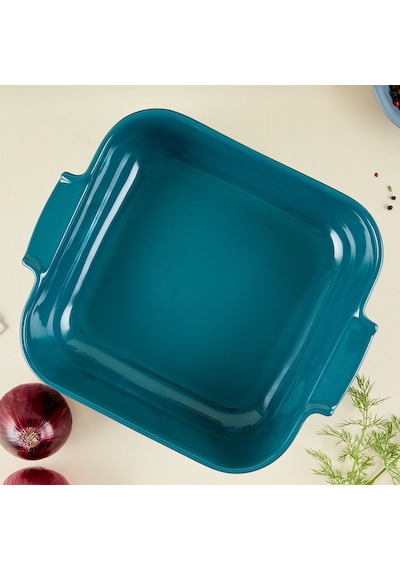 Aryıldız Elissa Kare Fırın Kabı Yeşil 28 Cm Çok Renkli