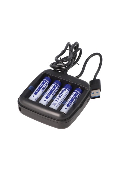 4x Aaa 1.5v 1100mwh Tipik Olarak 700mah Lityum İyon Pil, Yalnızca Özel Bir Şarj Cihazıyla Şarj Edilebilir