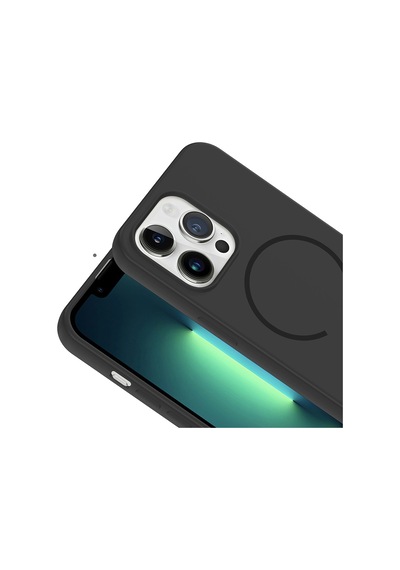 Apple Uyumlu iPhone 13 Pro Max Kılıf M-safe Şarj Özellikli Zore Meta Kapak