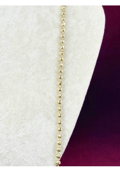 14 K Renginde Dorikataşlı Gold Kolye Gold