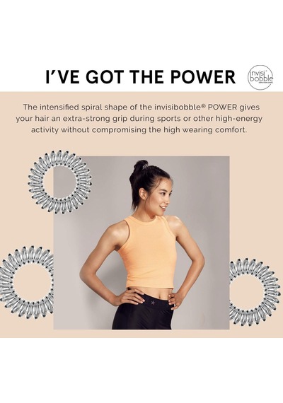 Invisibobble Power Crystal Clear Şeffaf Saç Lastiği Diğer