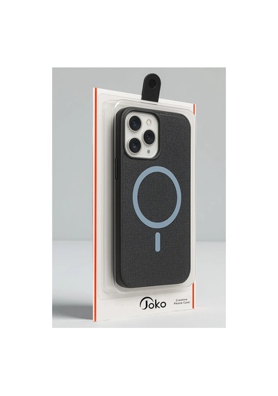 Joko Apple Apple Uyumlu iPhone 16 Helen Magsafe Kapak - Siyah Sıyah