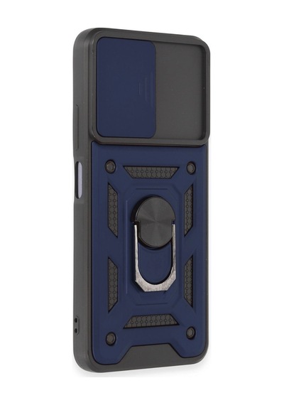 Xiaomi Redmi Note 12 5g Kılıf Pars Lens Yüzüklü Silikon - Lacivert 0.2M-Çok Renkli