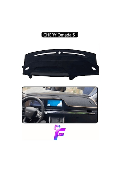 Chery Omada 5 Uyumlu Torpido Örtüsü Çatlama Ve Isıya Karşı Tam Koruma Oto Aksesuar D36