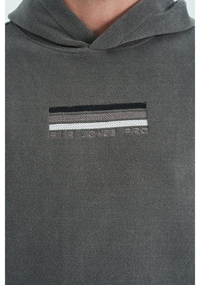 Air Jones Tommy Life Hern Koyu Gri Erkek Polar Sweatshirt - 88301 Koyu Gri