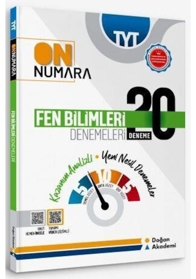 Tyt On Numara Fen Bilimleri 20 Li Branş Deneme Doğan Akademi