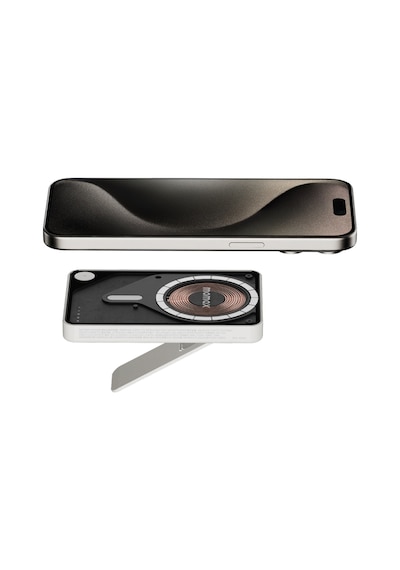 Momax IP131HKW Power X Pro+Magnetic Wireless 5000 mAh Standlı + USB-C Kablo Powerbank Beyaz