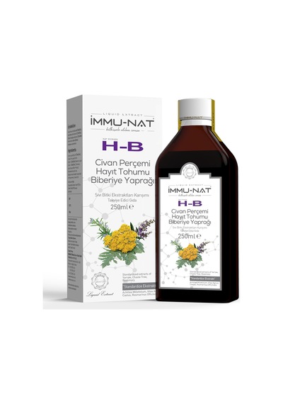 H-b Civan Perçemi Hayıt Tohumu Biberiye Yaprağı Sıvı Bitki Ekstraktları Karışımı 250 Ml