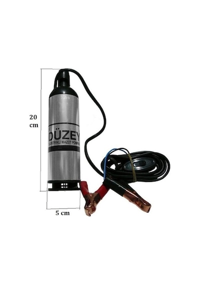 Düzey Dalgıç Mazot Pompası 12 Volt Büyük