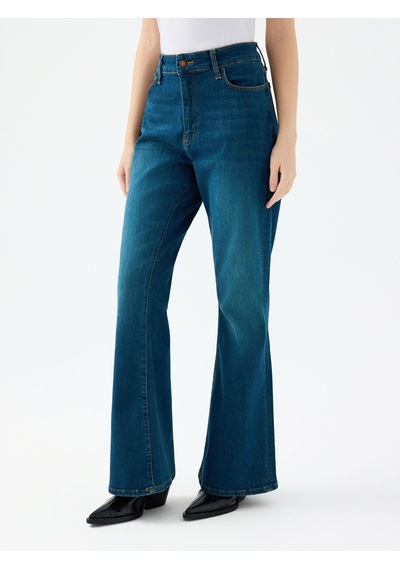 LOFT Flare Slim Fit Kadın Pantolon Lf2040537 Q1.v1 Denim