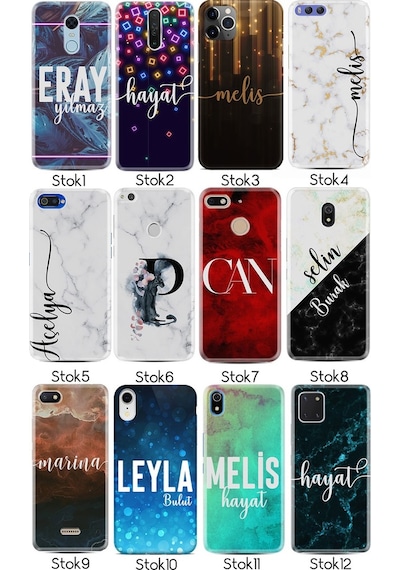 Huawei P20 Pro Kilif Kisiye Özel Silikon Mermer Yazi 281752339