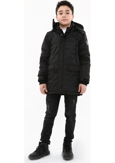 Erkek Çocuk Mont 51274 Siyah