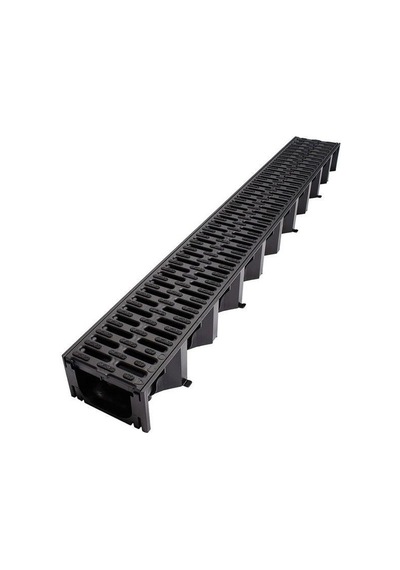 Aco Hexalıne 2 Channel Kanal Izgara Siyah 130X1000 1M 319310 -