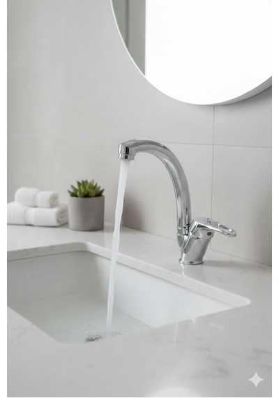 Lavabo Bataryası Aç Kapa Mix Kısa Borulu Pirinç Diğer