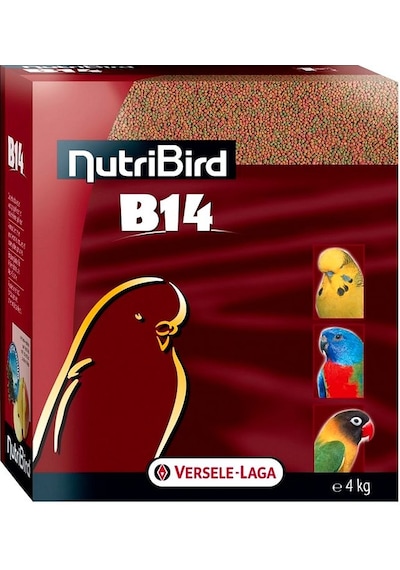 Nutribird B14 Muhabbet Kuşları Meyveli Pelet Yem 1 Kg Kutudan Bölünme