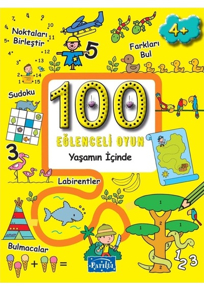 100 Eğlenceli Oyun - Yaşamın Içinde - Boyama (551552506)