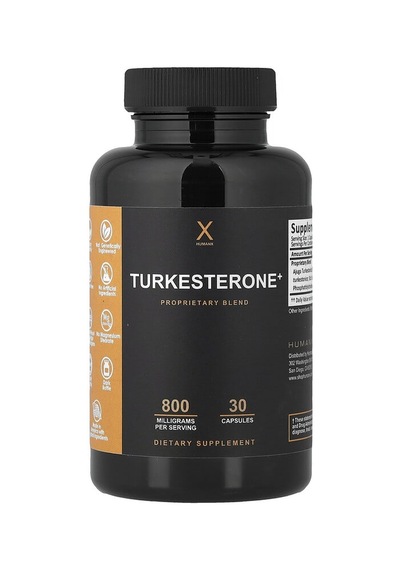 Humanx, Turkesterone+, 30 Capsules Humanx Nutrıtıon