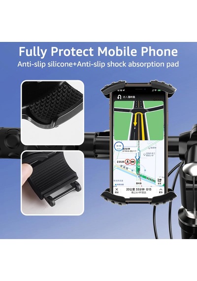 Apera Nr51 Motosiklet Bisiklet Telefon Tutucu Tek El Kullanım Oto