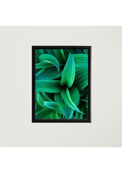 Yapraklar Çerçeveli Poster Tablo