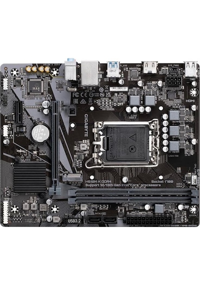 Gıgabyte H610m-k Ddr4 Hdmı Pcıe 16x V4.0 1700p Matx